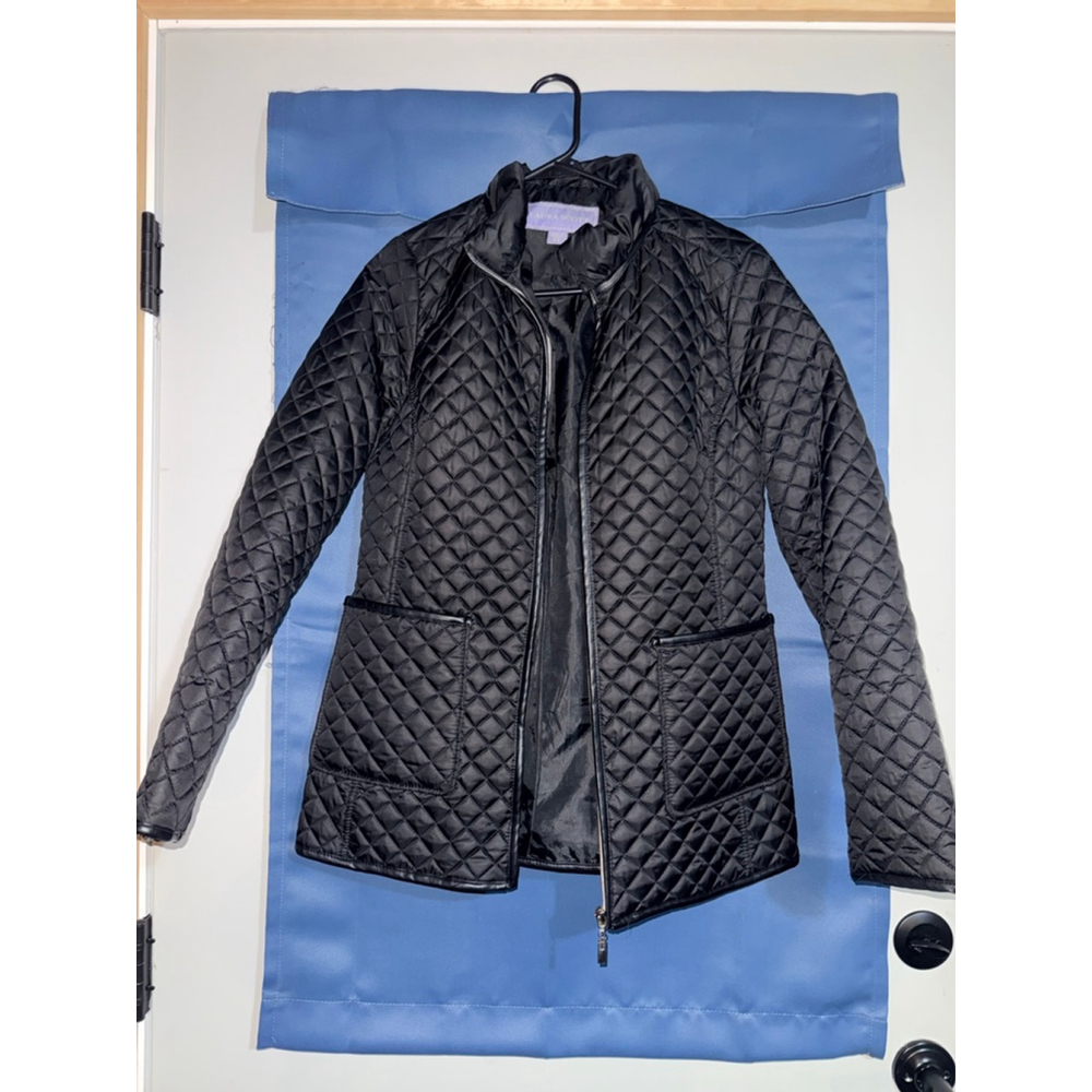 Women's Laura Scott Black Quilted Jacket M